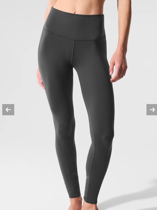 ALO Yoga Pants - ALO Yoga High-Waist Airbrush Legging — Charcoal Grey